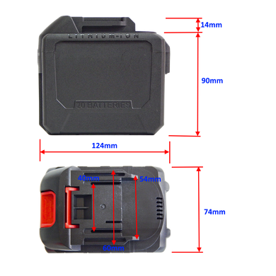 Корпус аккумуляторной батареи ZiRy Makita-type 4x5 90mm Li-Ion 18650