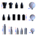 Гачки ZiRy PDR universal long набір 2+17шт