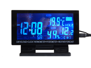 Годинник автомобільний ZіRy EC60 6в1 час дата напруга температура зовнішня-внутрішня в інтернет магазині ZIRY.STORE