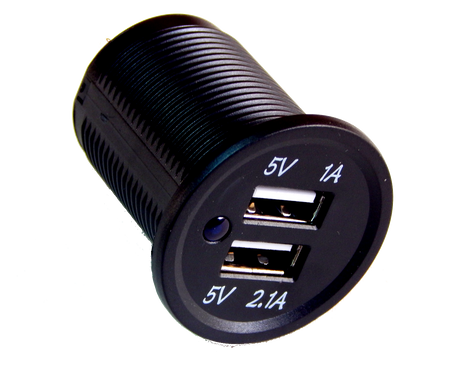 Розетка автомобильная ZIRY USB (1А+2,1А) в интернет магазине ZIRY.STORE