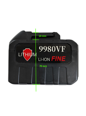 Акумулятор ZiRy Makita-type light version 6,0Ah 21V litium-ion