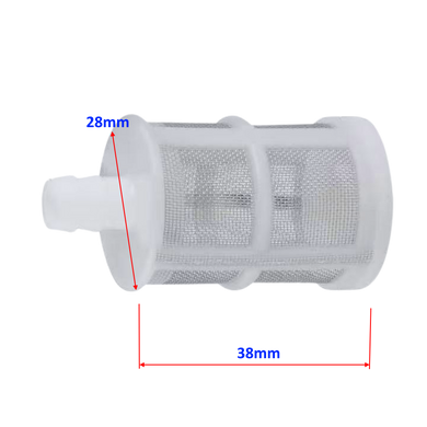 Фільтр для мінімийки ZiRy 38x28 mm металева сітка білий