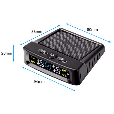 Система контролю тиску в шинах ZIRY TPMS T12-4 6atm 4 колеса, внутрішні датчики в інтернет магазині ZIRY.STORE