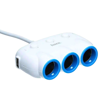 Разветвитель прикуривателя HOCO C1 с двумя USB портами в интернет магазине ZIRY.STORE