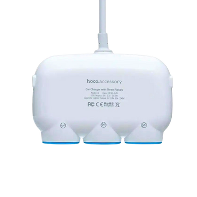 Разветвитель прикуривателя HOCO C1 с двумя USB портами в интернет магазине ZIRY.STORE