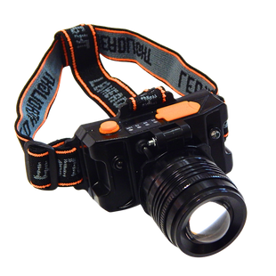 Фонарь налобный ZiRy T18A black 3+1 режим 1000 mAh