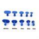 Молоток обратный ZIRY PDR 1kg для удаления вмятин с комплектом насадок 10+12pcs pink/blue