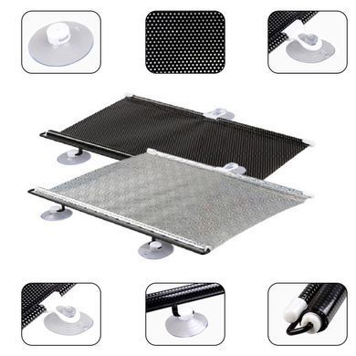 Шторка на лобовое стекло ZiRy 58x125 silver pattern рулонная в интернет магазине ZIRY.STORE