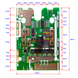 Плата BMS Makita-type 5S 5MOS 18650 21V 50A Li-ion с термодатчиком