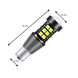 Лампа автомобильная светодиодная ZIRY T15 - W16W 27SMD, белая в интернет магазине ZIRY.STORE