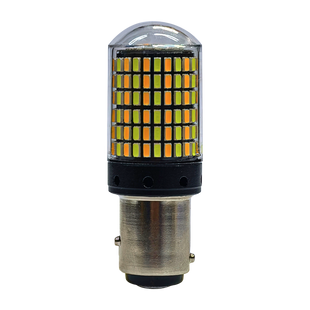 Лампа автомобільна світлодіодна ZIRY BAY15D - P21/5W (1157) 168smd-3014, біла-жовта в інтернет магазині ZIRY.STORE
